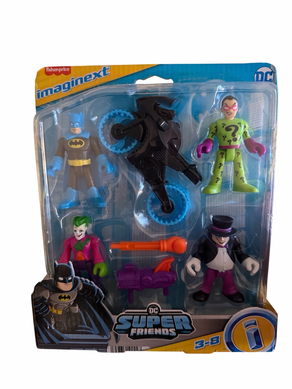Imaginext DC Super Friends Batman & Villains 7 Pc Figure Set New Fisher-Price